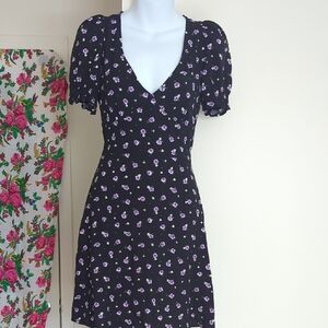 🖤💜 Black And Purple H&M Divided Summer Dress